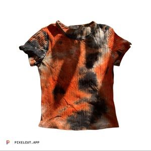 Tie dye babydoll tee